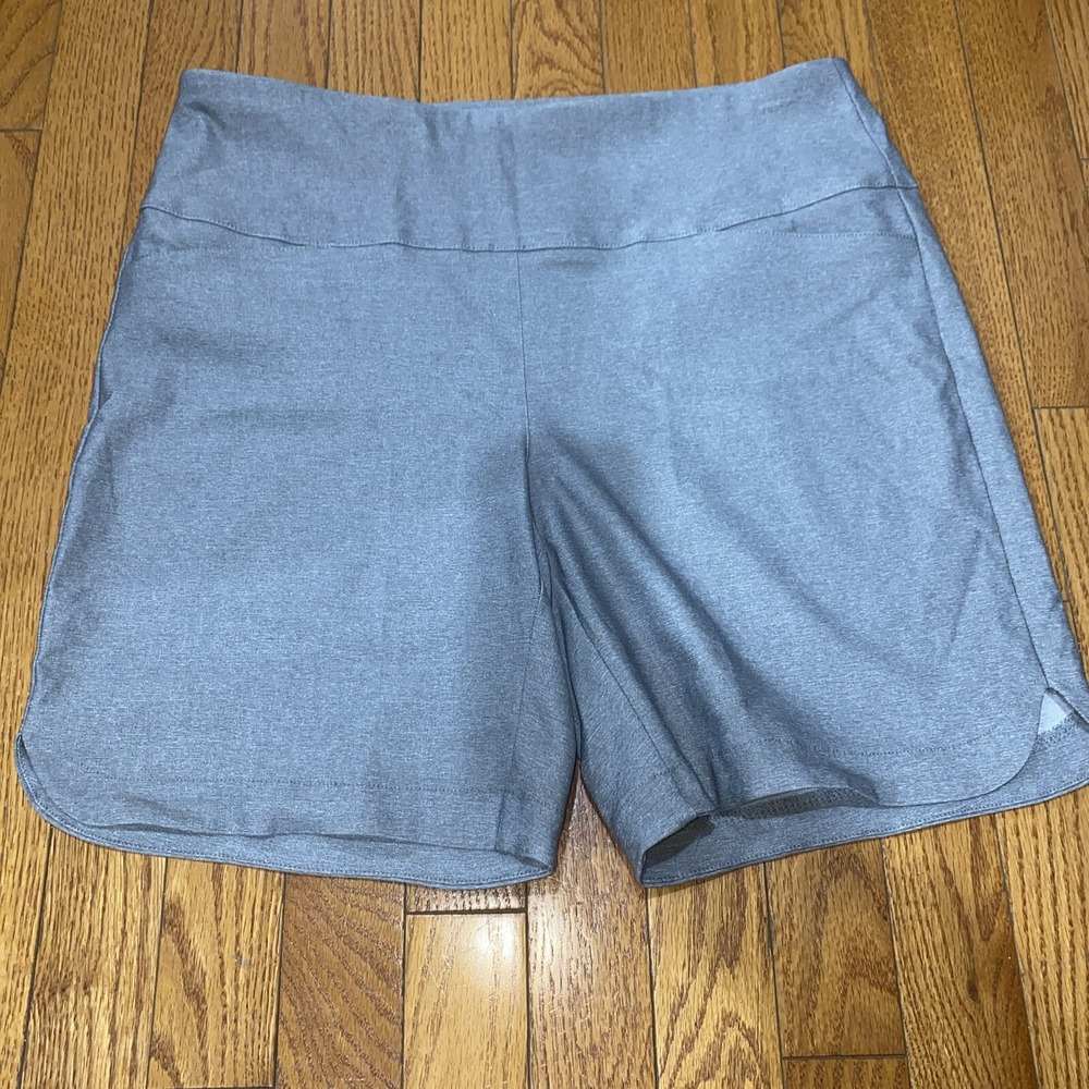 Walter Hagen‎ Women's Sculpt 7'' Golf Shorts Pull On New Large Grey